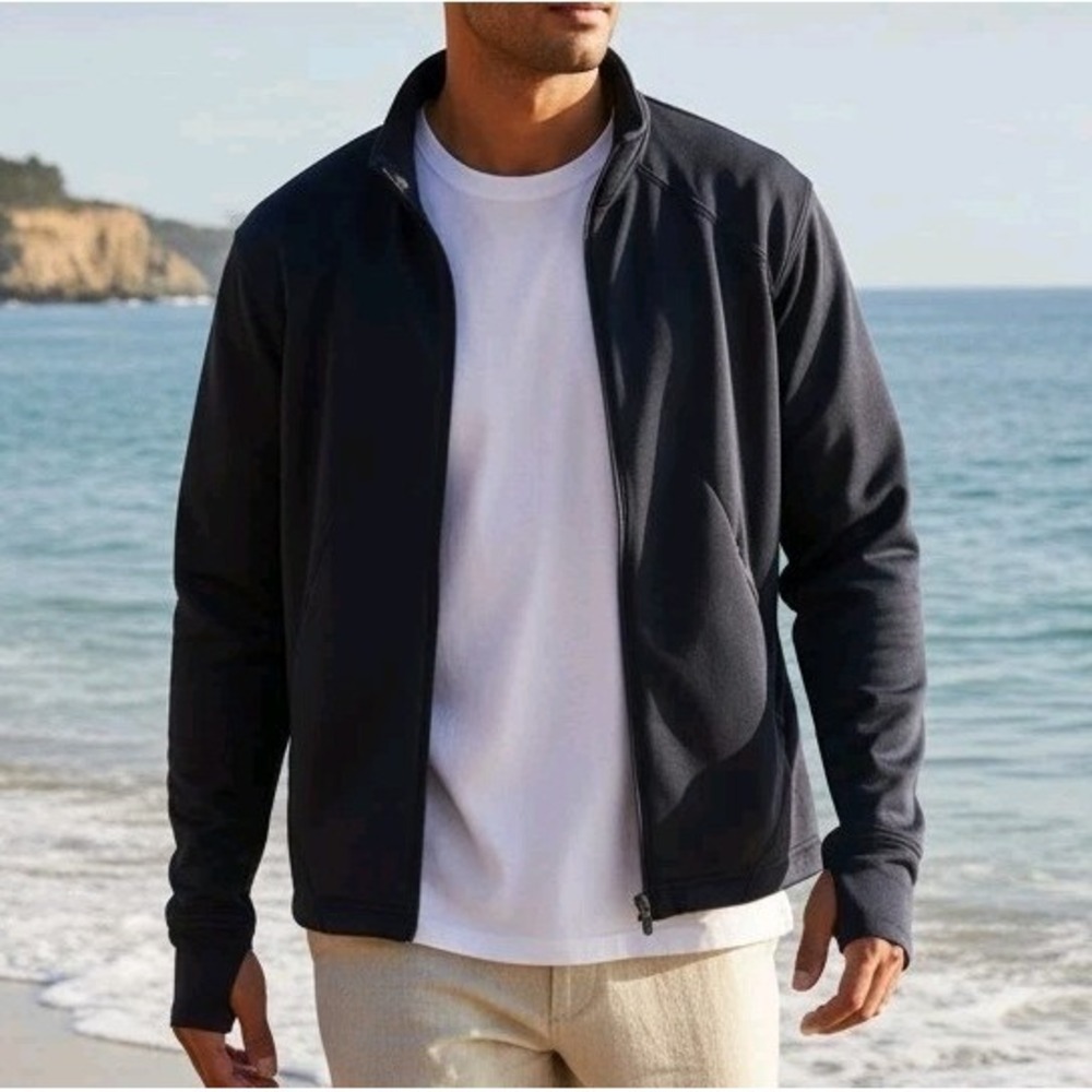 Adidas Warm Mens Sz S Fleece Full Zip Jacket